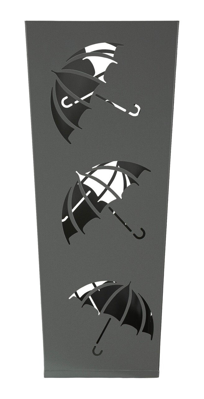 Suport pentru umbrele, Mauro Ferretti, Holder -A, 19x19x48 cm, metal, gri - imagine 5