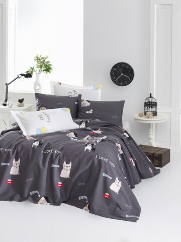 Cuvertura papcik, enlora home, 200x235 cm, bumbac, antracit
