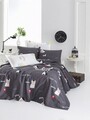 Cuvertura Papcik, EnLora Home, 200x235 cm, bumbac, antracit