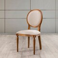 Scaun, Fairfax, Albero42, 48x49x98 cm, Lemn de fag , Nuc / Bej