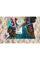 Prosop de plaja, Astacura, Beachfun 70, 70x130 cm, 70% poliester/30% poliamida, Multicolor
