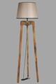 Lampadar, Luin, 534LUN4419, Lemn de brad, Nuc / Bej