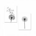 Set 2 tablouri decorative, Alpha Wall, Dandelion, 30x40 cm