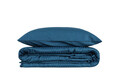 Lenjerie de pat dubla Super King (EU) (IT), 3 piese, Stripe - Blue, Cotton Box, Bumbac Satinat