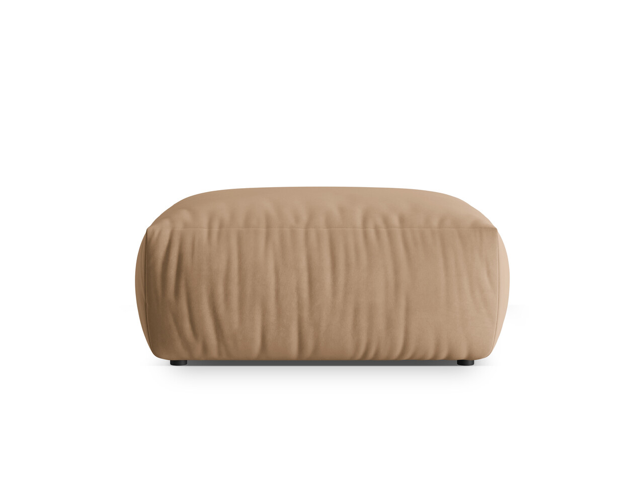 Taburet, Chris-184, Micadoni Home, 100x85x43 cm, catifea, bej sand