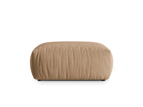 Taburet, Chris-184, Micadoni Home, 100x85x43 cm, catifea, bej sand