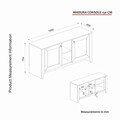 Consola, Tera Home, Madura, 150x73.4x45 cm, PAL, Stejar