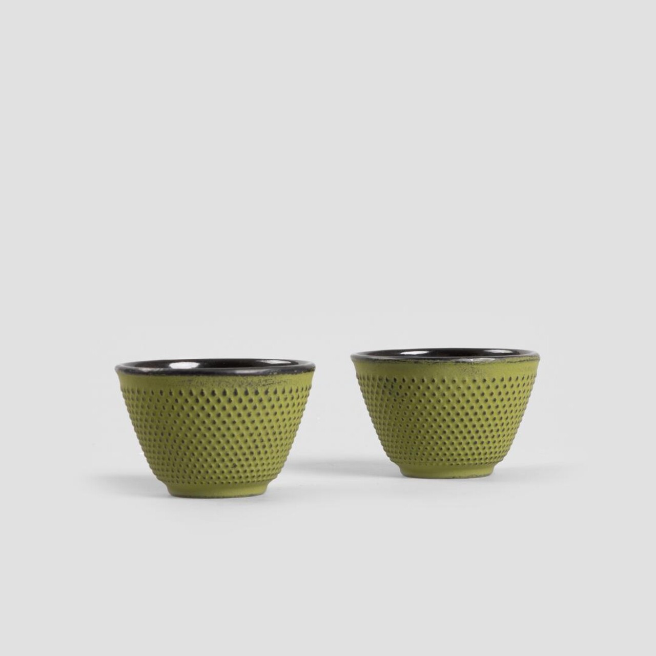 Set ceainic cu 2 cesti Modig, Homla, 800 ml, fonta, verde - 2 | YEO