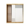 Dulap pentru haine FLY174018, Gauge Concept, 200x52x190 cm, PAL, stejar/alb