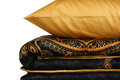 Lenjerie de pat pentru o persoana (DE), Alvina - Gold, Cotton Box, Bumbac Satinat