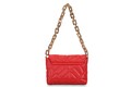 Geanta, Lucky Bees, 520 Red, piele ecologica, rosu