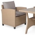 Set mobilier pentru gradina/terasa II, 4 piese, Baxter, natur/bej
