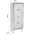 Bufet  Loiri, Versa, 48 x 25 x 122 cm, MDF, alb