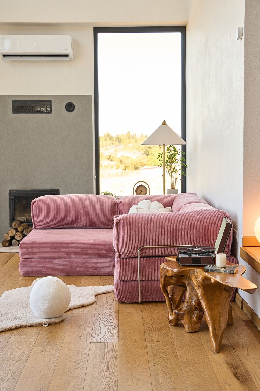 Coltar, Atelier del Sofa, 118FVL1409, Tesatura plus reiata, Roz - view 5
