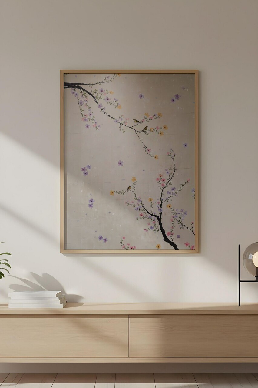 Tablou decorativ, Huhu724, MDF, Lemn masiv, Multicolor