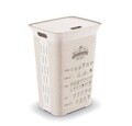 Cos de rufe, Kis, Chic Textile, 60 L, plastic, crem