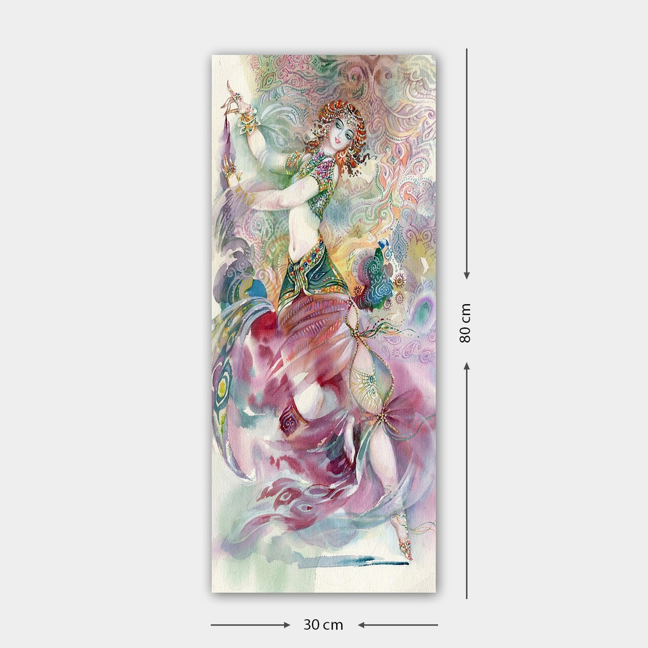Tablou decorativ, DKY133944_3080, 30 x 80 cm, Multicolor - view 2