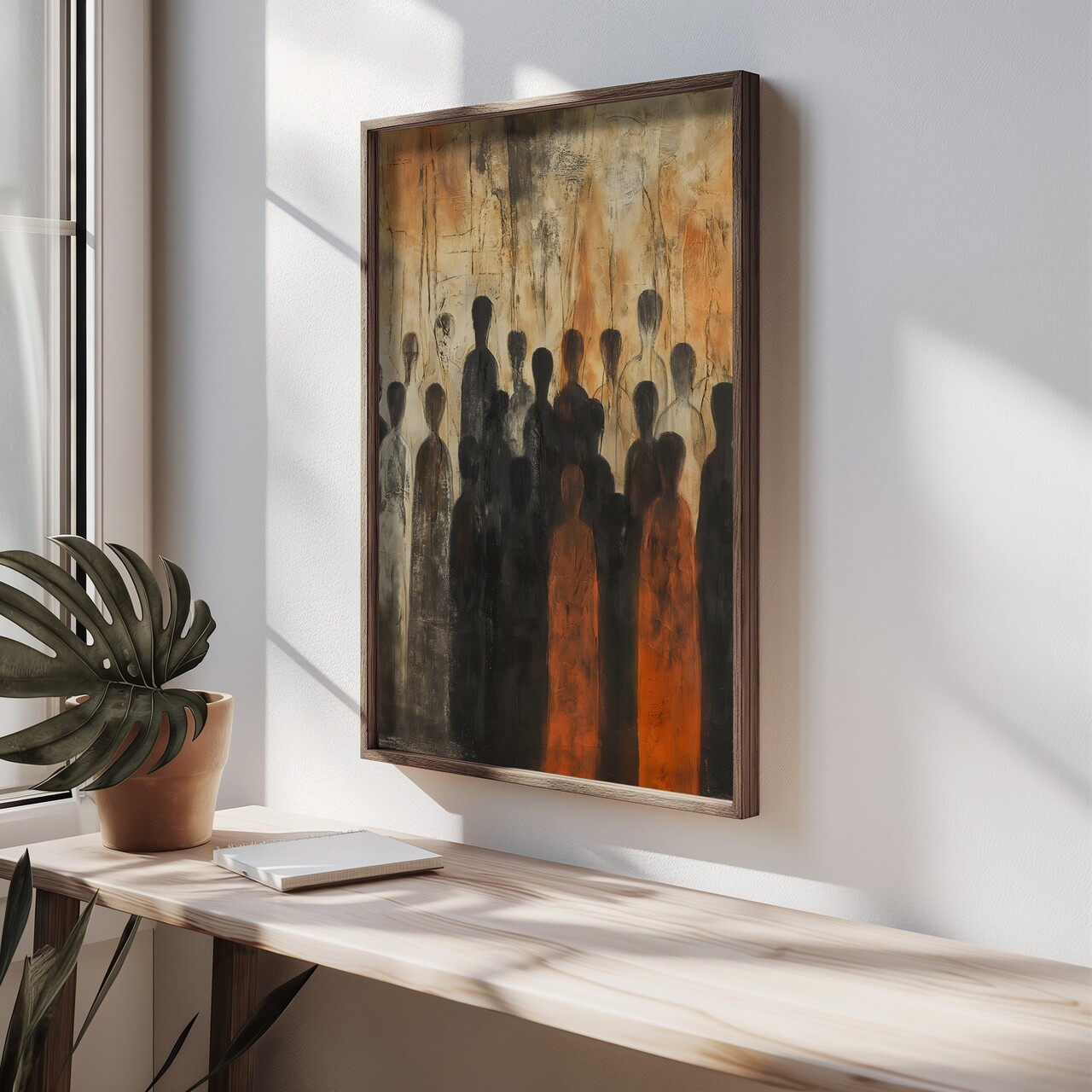 Tablou decorativ HUM098 Cadru: 100% MOLID Multicolor