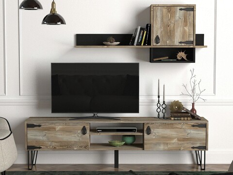 Comoda tv, tera home, costa unit, pal, bej/lemn