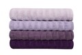 Set 4 prosoape de baie 406, Beverly Hills Polo Club, 70x140 cm, bumbac, mov