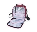 Set geanta termoizolanta pentru pranz si 2 caserole 0.6 L + 0.8 L Classic, Iris Barcelona, 21x11.5x20 cm, poliester, rosu