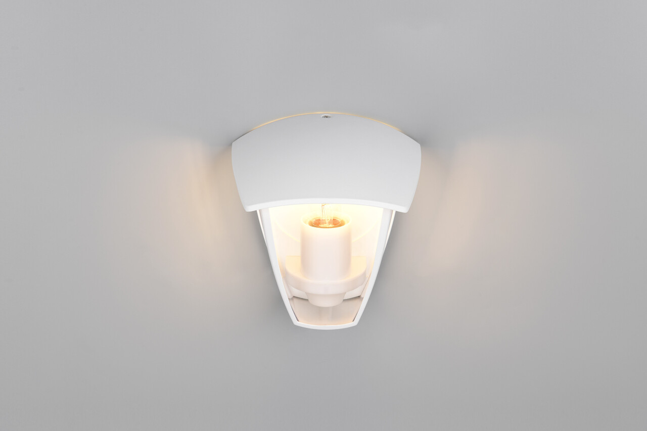 Lampa de gradina Venta, TRIO, 18x13x20 cm, 10W, 1x E27, aluminiu, alb mat