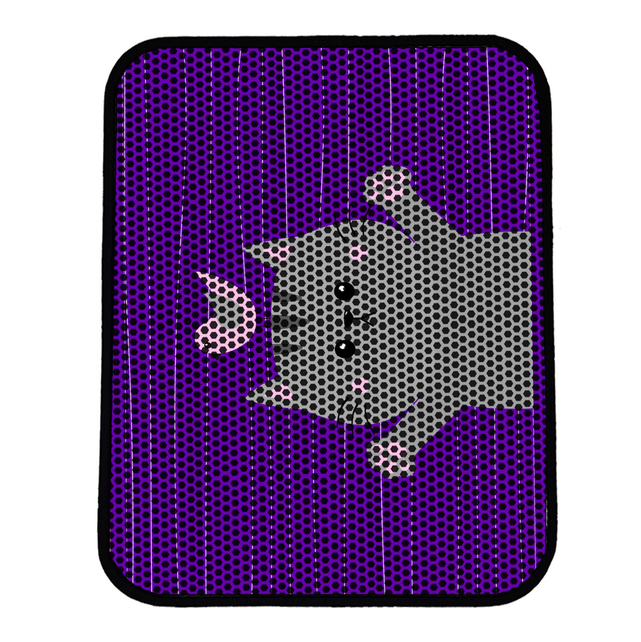 Covoras litiera pentru colectarea granulelor de nisip, Paws &amp; Whiskers, Nrszn0003, 50% PVC/50% poliester, Multicolor - view 2