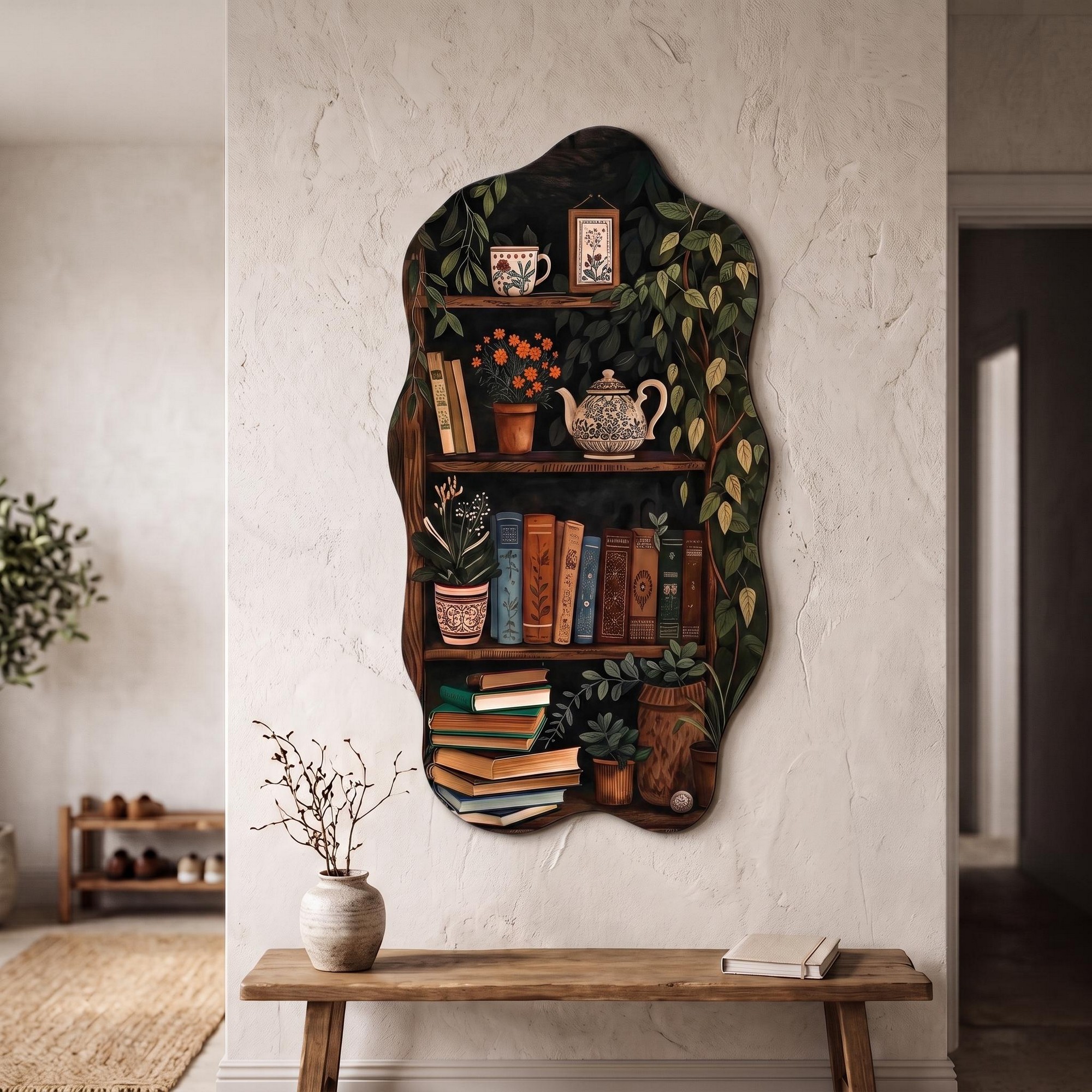 Tablou decorativ, ART3DCNCMDL2, Imprimare digitala, Multicolor