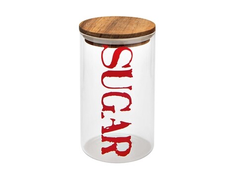 Recipient cu capac pentru zahar, Sugar Jar, Brandani, Ø10×17 cm, sticla Brandani imagine 2022 by aka-home.ro