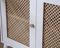 Consola, Wolina, Goose, 80x180x41 cm, Corp: 100% MDF, Alb / Stejar