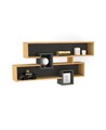 Raft de perete Karen, Puqa Design, 120x22x72.2 cm, natural/antracit