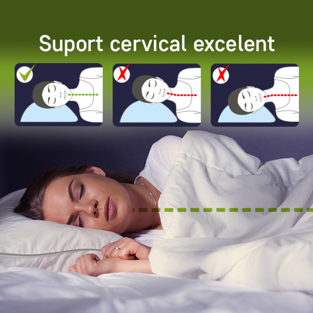 Perna Sleep by Green Future 10% puf gasca 90% pana de gasca, 70x70 cm - imagine 10