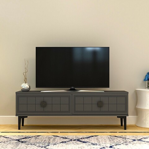 Comoda TV, Hanah Home, Yuka 120, 120x41x29.6 cm, PAL , Antracit