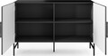 Comoda ELTAP, Raftt, 120x42x80 cm, PAL/MDF, negru