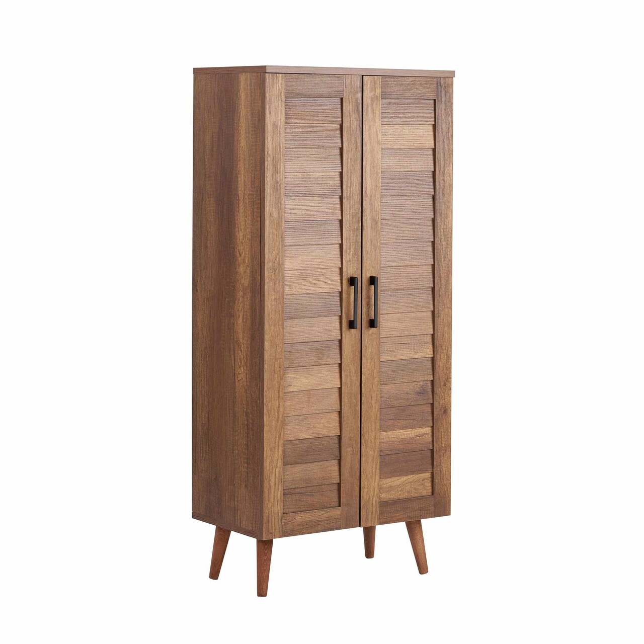 Dulap multifunctional, Hanah Home, Panjur, 60x135x36 cm, Maro - imagine 3