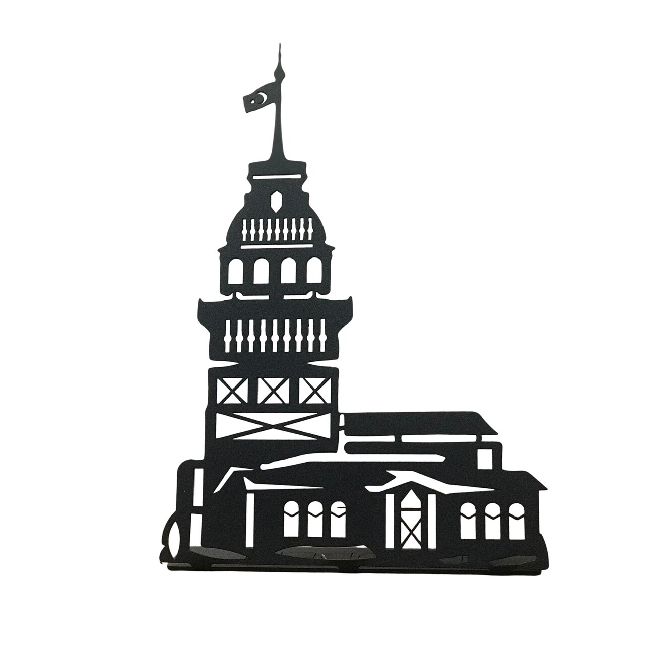 Decoratiune, Kız Kulesi Pod, 20x30 cm, Negru - imagine 3