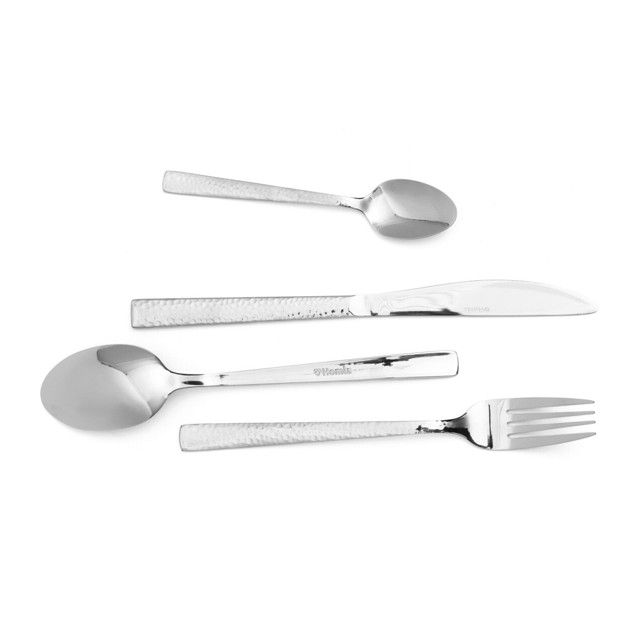 Set tacamuri 24 piese Martello, Homla, inox tip 430, argintiu - view 8