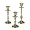 Set 3 suporturi pentru lumanari Vicco, Boltze, 15-23 cm, aluminiu