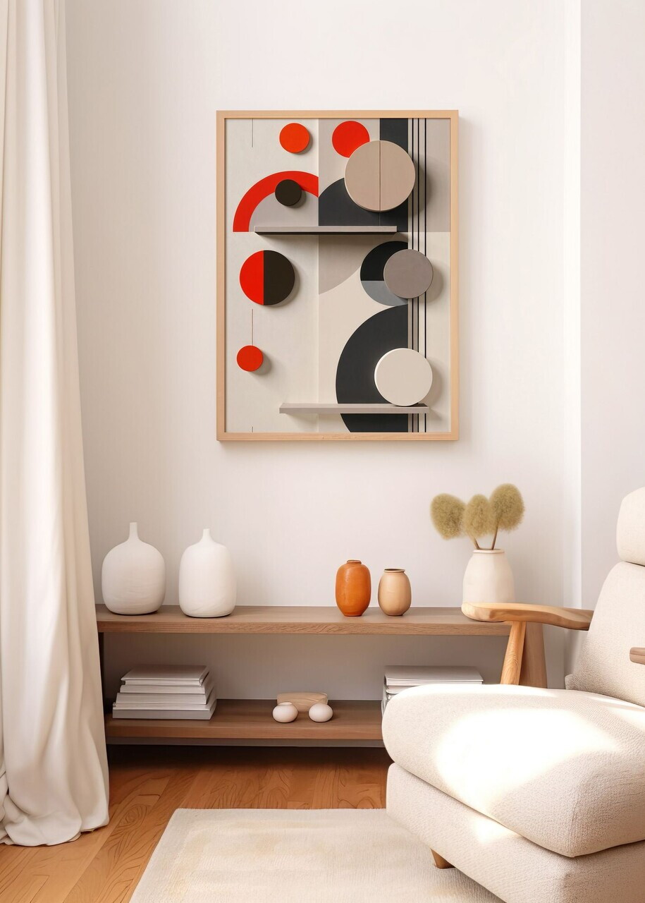 Tablou decorativ, Artnewclahsp73-5070, Lemn masiv, MDF, Multicolor