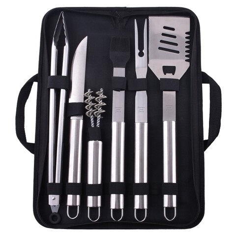 Set 8 piese pentru gratar, Zokura, inox