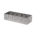 Organizator dulap, Compactor, Tex Large, 30 x 12 x 7 cm, textil, gri