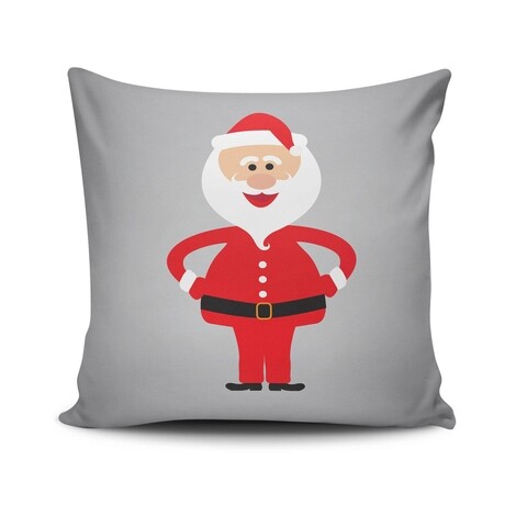 Perna decorativa, Christmas NOELKRLNT-21, 43×43 cm, policoton, multicolor Christmas