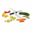 Foarfeca bucatarie Universal, Metaltex, inox/plastic, alb