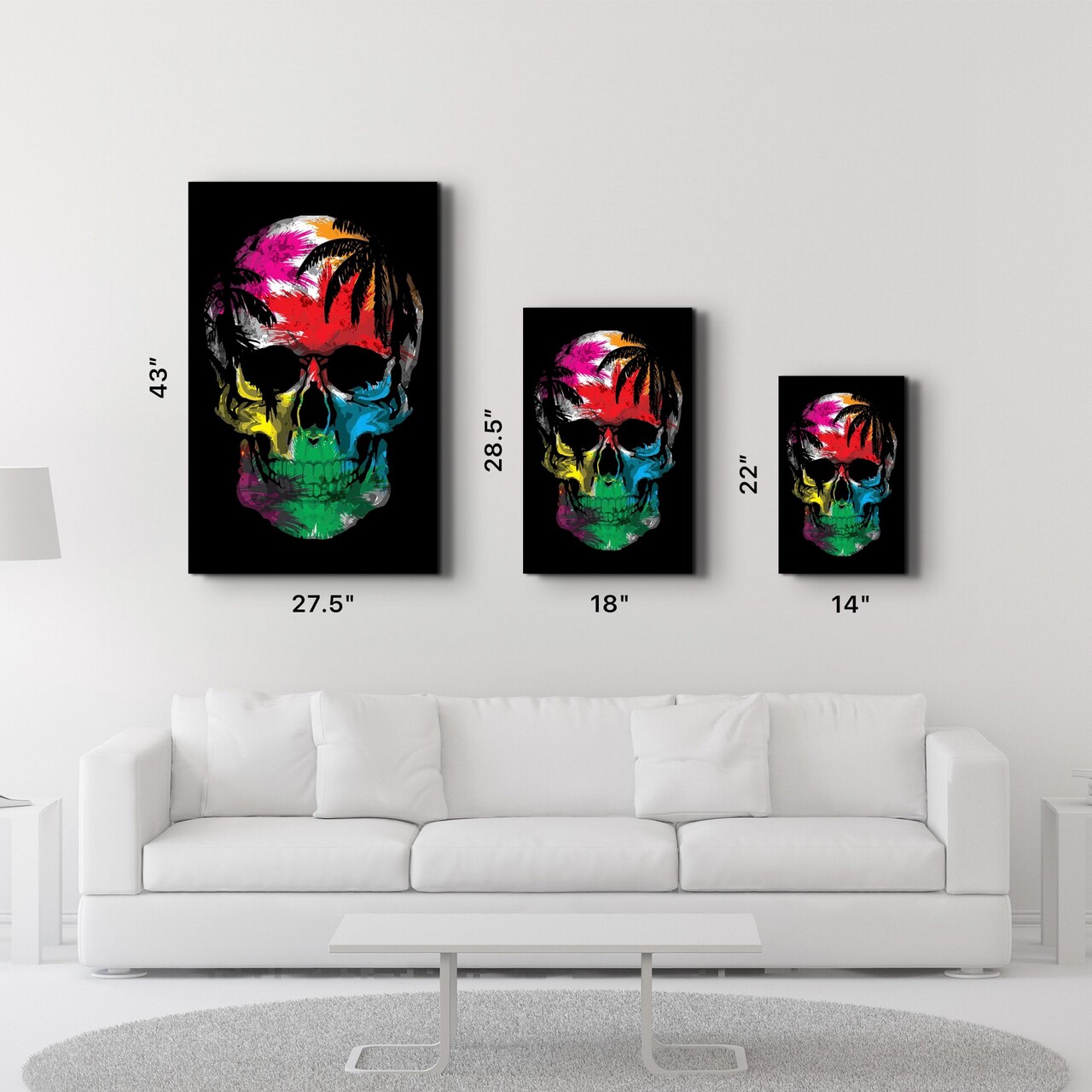 Tablou decorativ, CAM-3073, Dimensiuni: 46 x 72 cm, Multicolor - view 6
