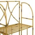 Etajera de colt, Aleeza, Creaciones Meng, 40x25x120 cm, fier forjat