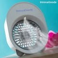 Mini racitor de aer cu ultrasunete-umidificator cu LED, Koolizer InnovaGoods, 200 ml