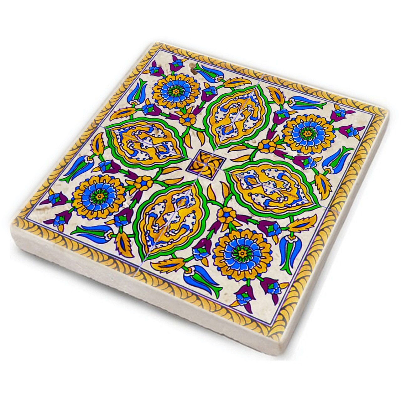 Set suporturi de pahare, Hermia, 366TYR1105, Multicolor - view 2