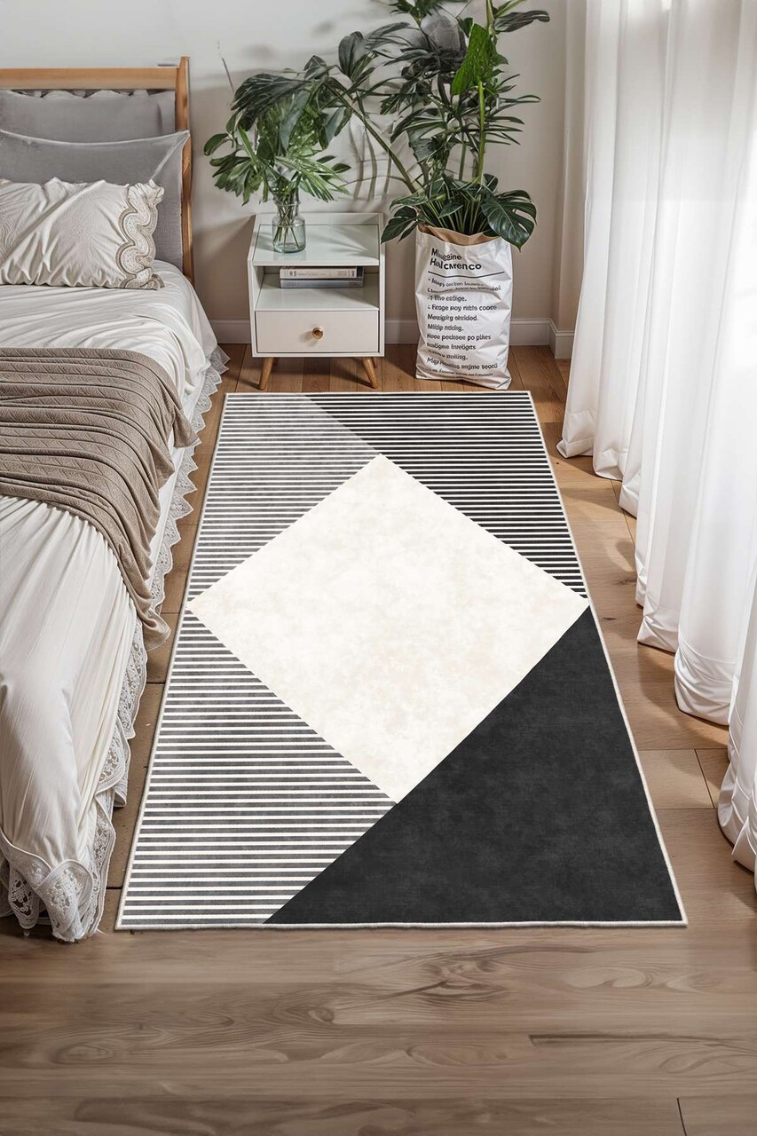 Covor (160 x 230), Sftkece028, 160x230 cm, Negru - view 2