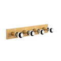 Aplica de perete, Fulgor, 942FLG2186, Metal, Auriu