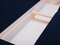 Canapea extensibila, Pivoine, Mazzini Sofas, 3 locuri, cu lada de depozitare, 245x95x98 cm, catifea, albastru regal